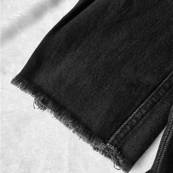 Black Distressed ZARA Basic Z1975 Denim Jeans | Size 4 | EUC - Picture 5 of 9